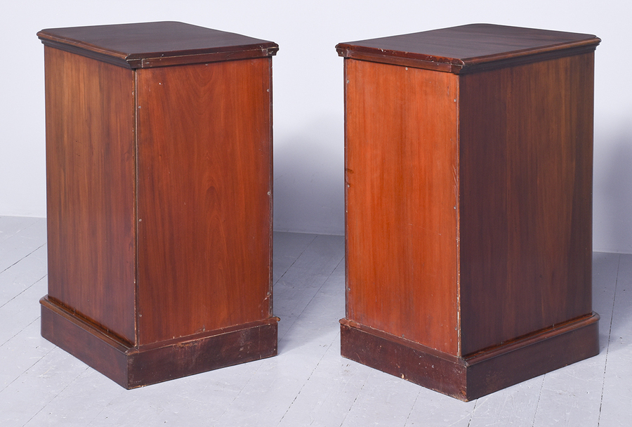Antique Attractive Pair of Neat Size Victorian Mahogany Chest of Drawers