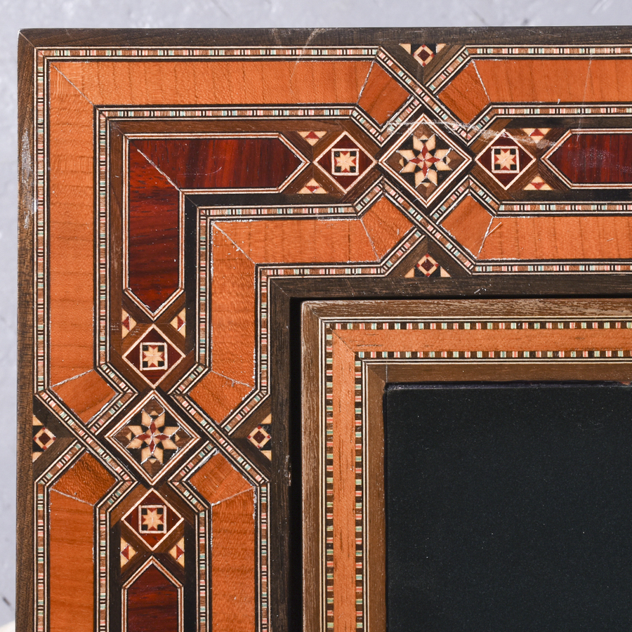 Antique Profusely Inlaid Syrian Games Table