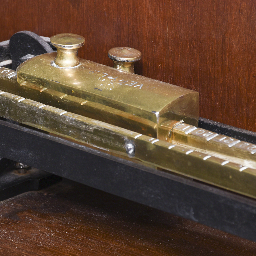 Antique Edwardian Mahogany Jockey Scales