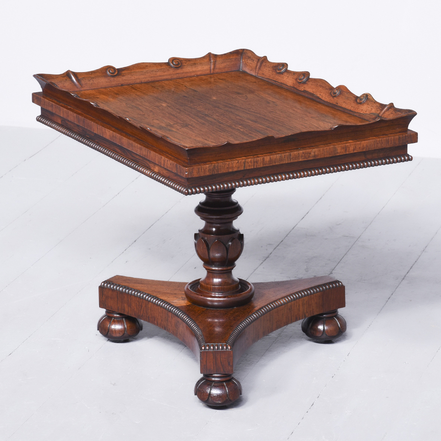 Antique Gillows Rosewood Occasional Table