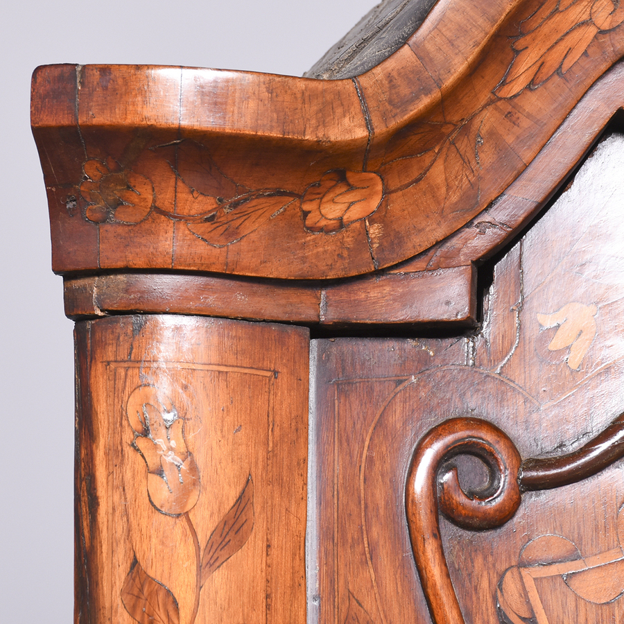 Antique Dutch Serpentine Double Corner Cabinet