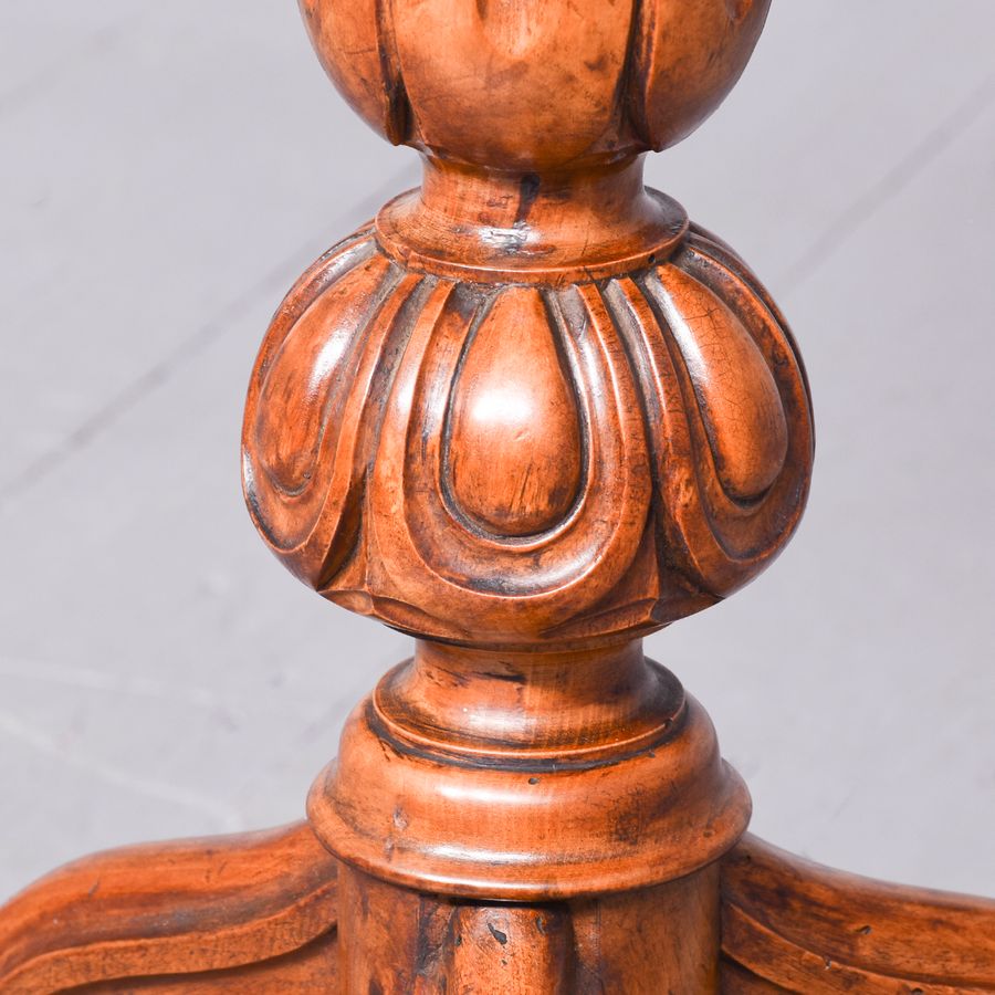 Antique Mid-Victorian Burr Walnut Occasional Table