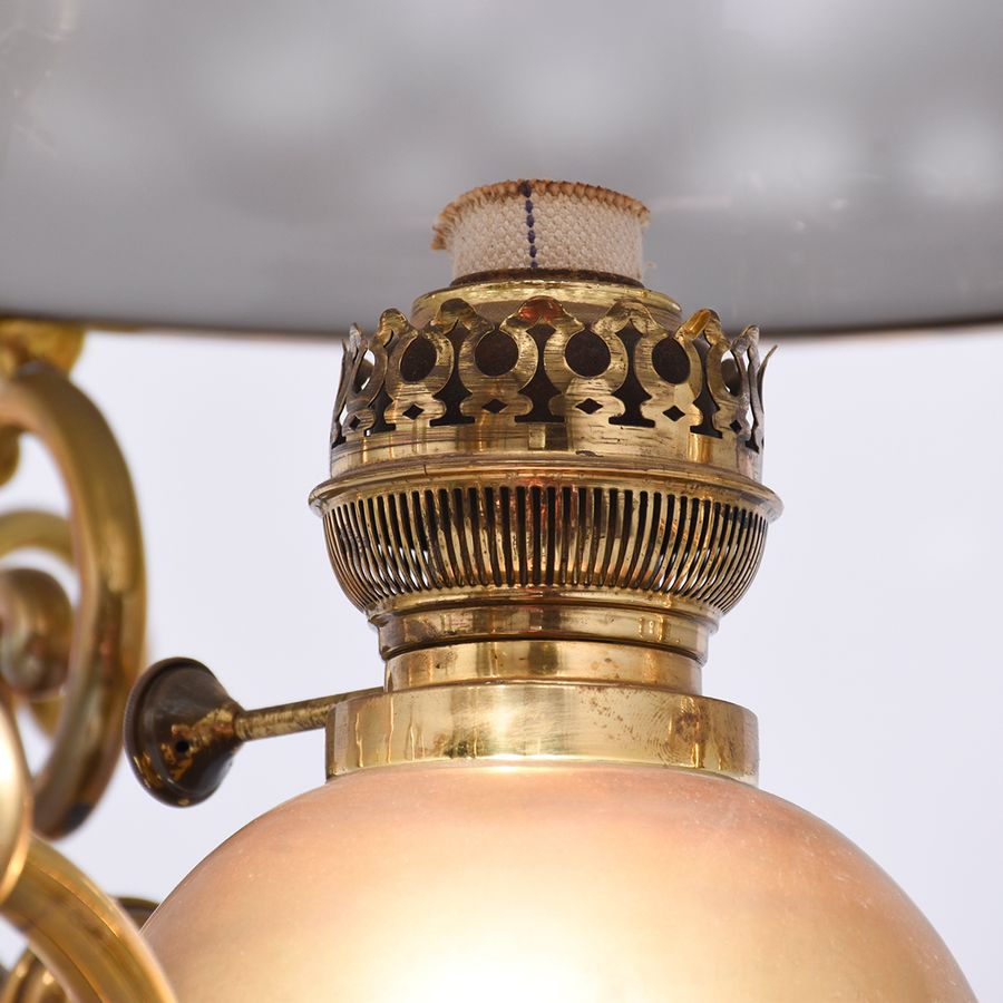 Antique Large Brass Light Fitting