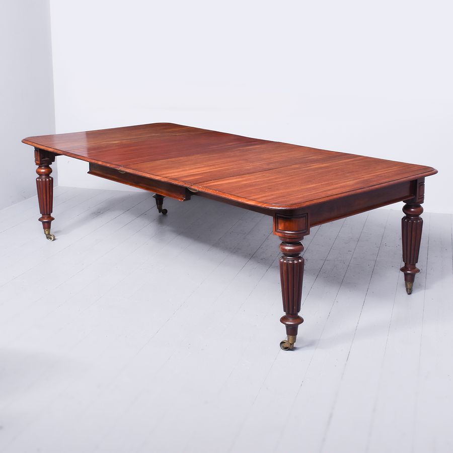 Antique George IV Dining Table in Mahogany