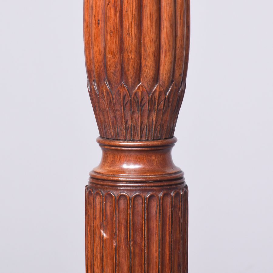 Antique Mahogany Standard Lamp