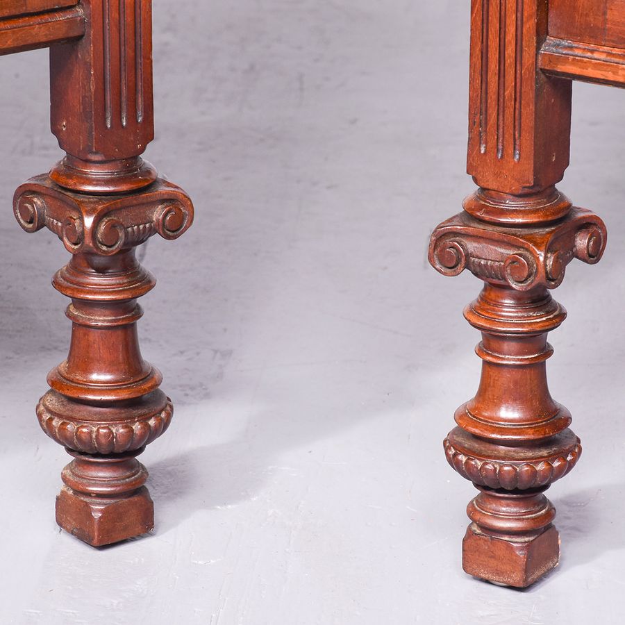 Antique Pair of Deep Mahogany Bedside Cabinets