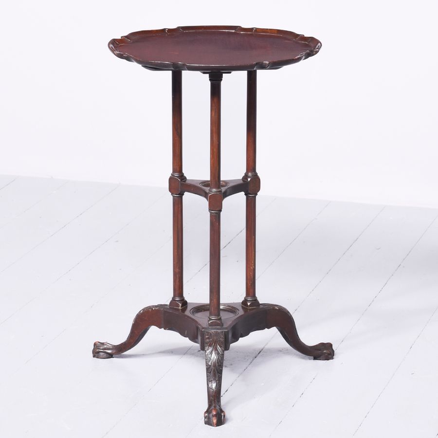 Piecrust Mahogany Occasional Table