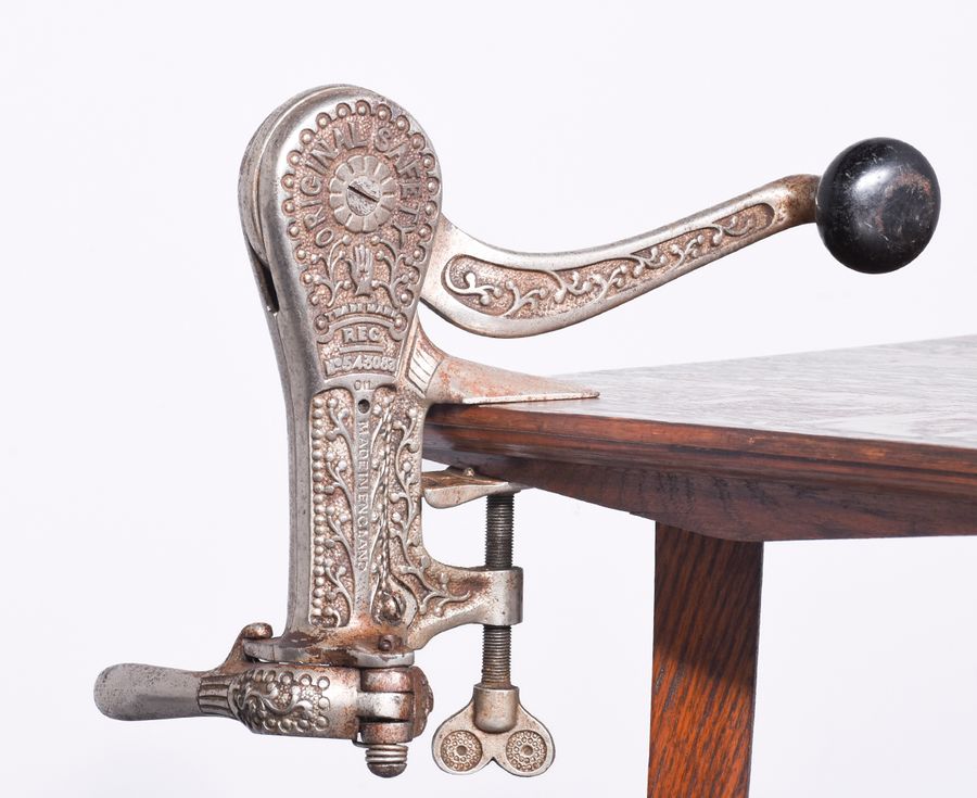 Antique Edwardian Metal Table Cork Screw