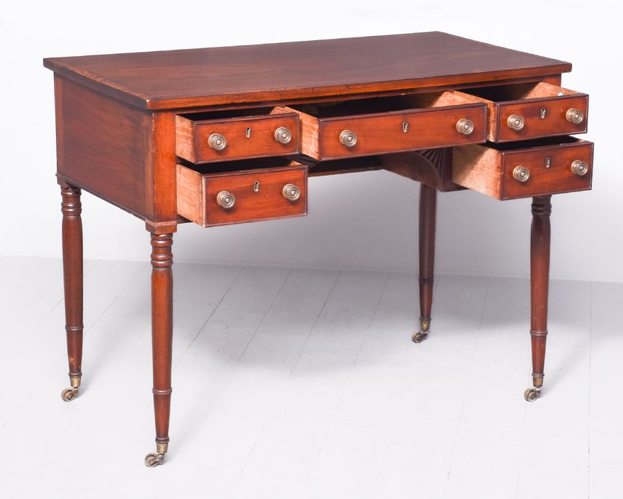Antique Irish George III Mahogany Side or Hall Table