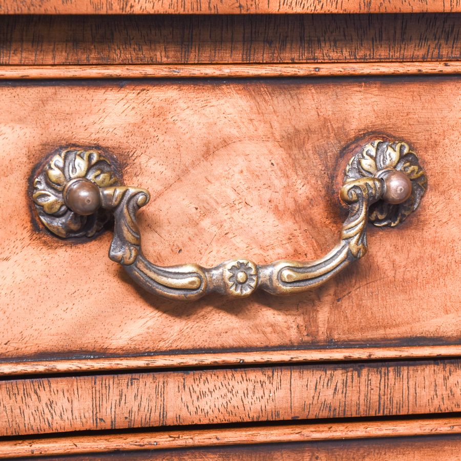 Antique Rare Pair of George III Style Bachelor’s Chests with Brushing Slides