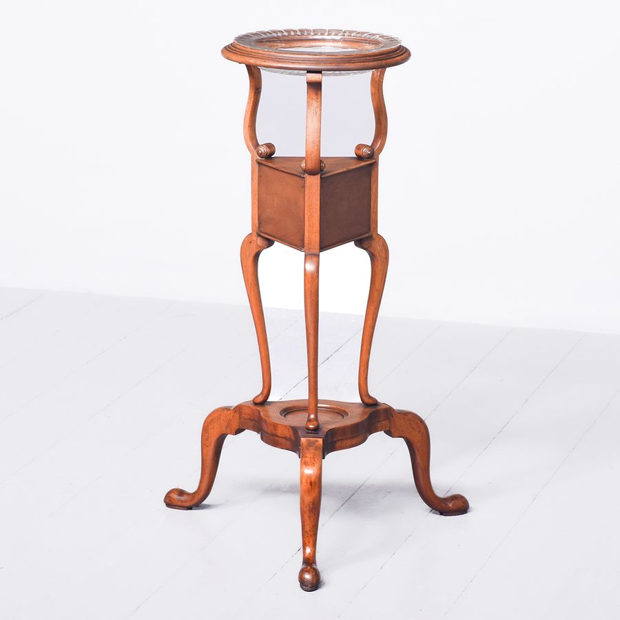 Antique George III Mahogany Wash or Shaving Stand