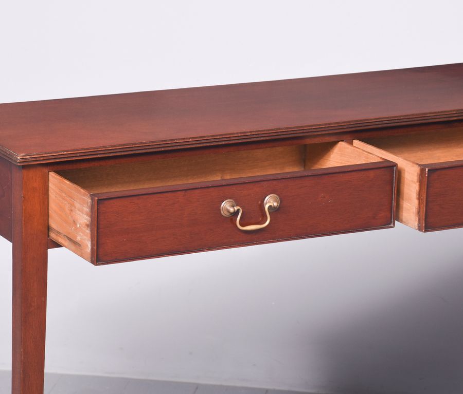 Antique Mahogany Console Table of Desirable Proportions