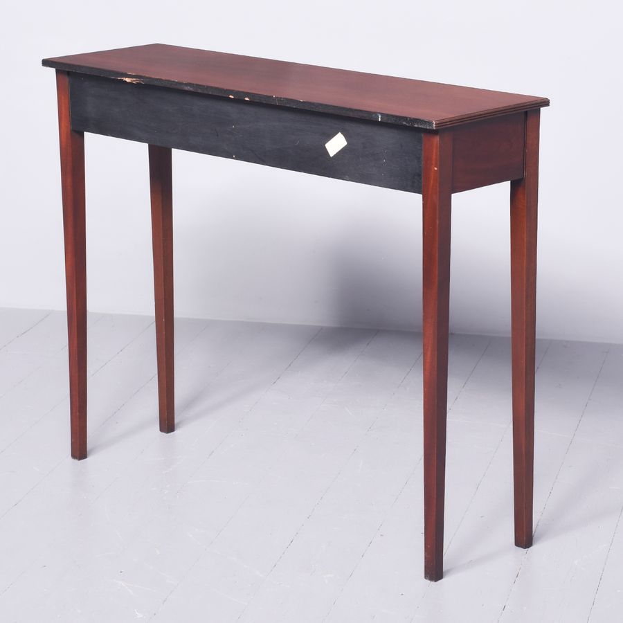 Antique Mahogany Console Table of Desirable Proportions