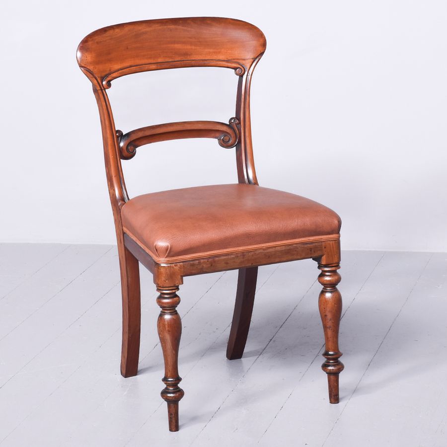 Set of 20 Scottish Victorian Mahogany Dining Chairs