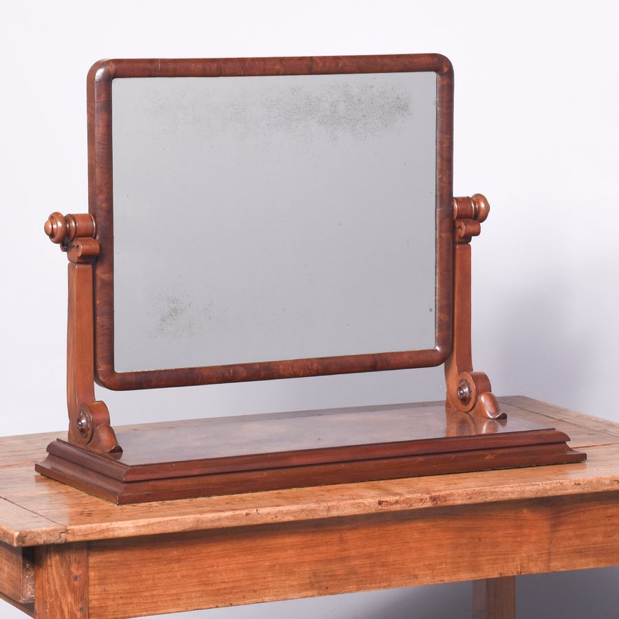 William IV Mahogany Toilet Mirror