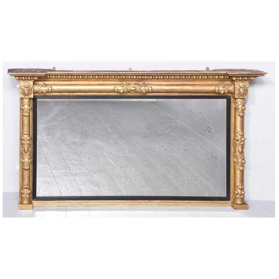 Gilded William IV Overmantel Mirror