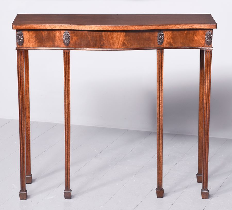 Antique Narrow Mahogany Hall Table