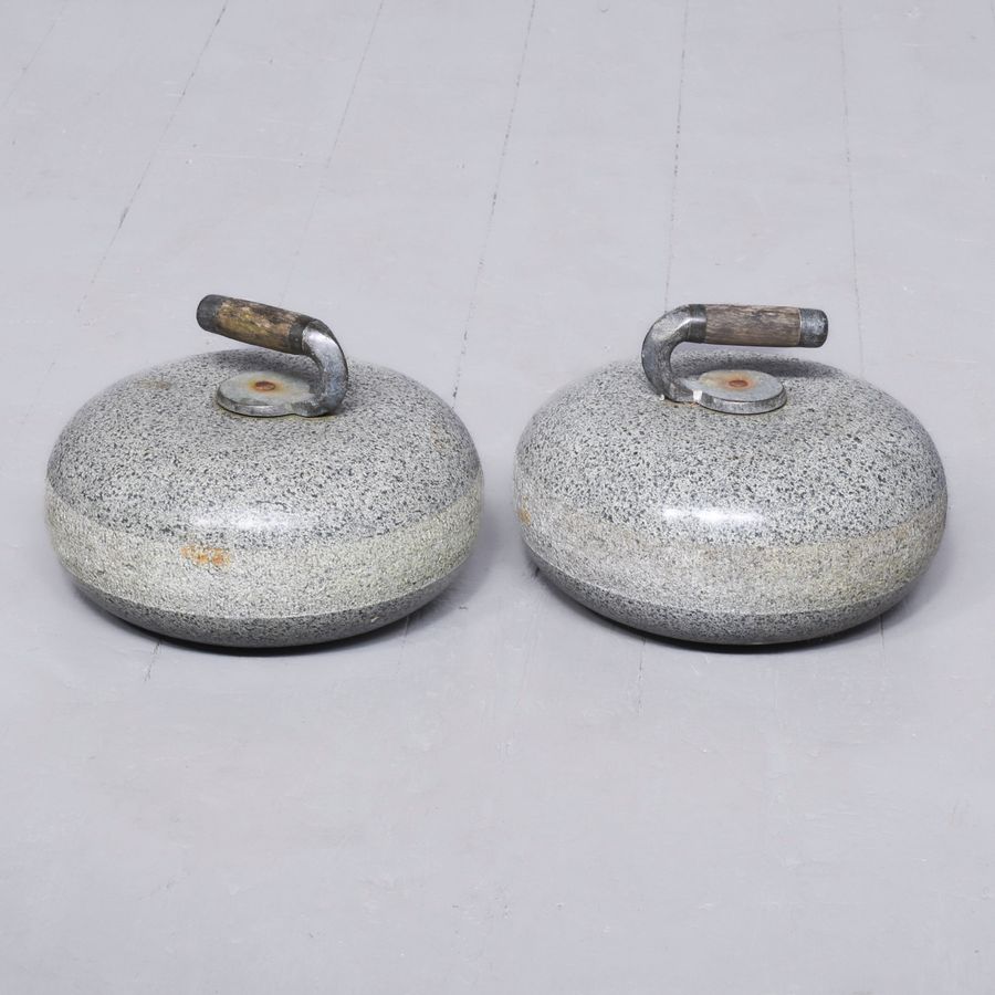 Pair of Scottish Curling Stones