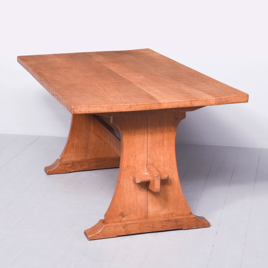 Antique A Yorkshire Critter Oak Table