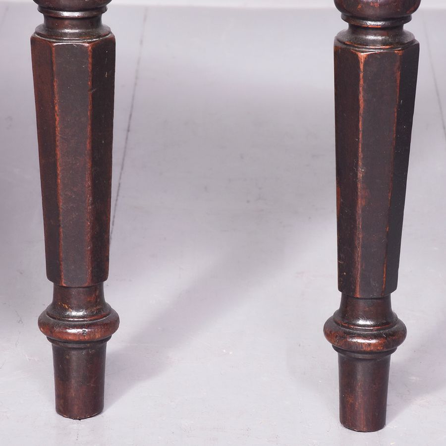 Antique Stylish Pair of Georgian Irish Mahogany Elbow Chairs