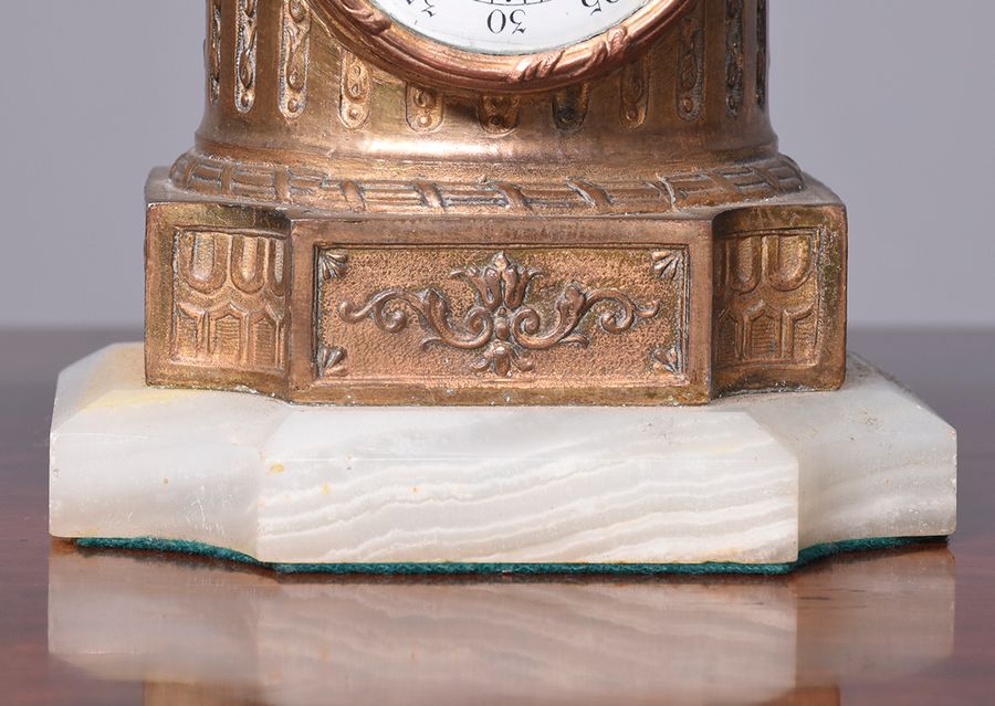 Antique Neat Sized 3 Piece Clock Set