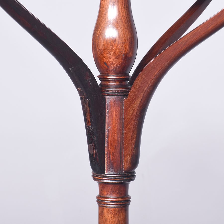 Antique George III Mahogany Coat & Hat Stand