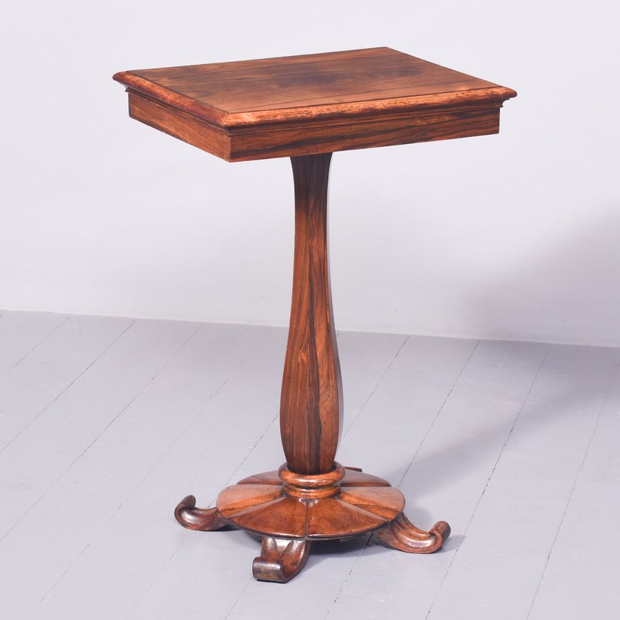 Stylish William IV Rosewood Lamp Table/Side Table