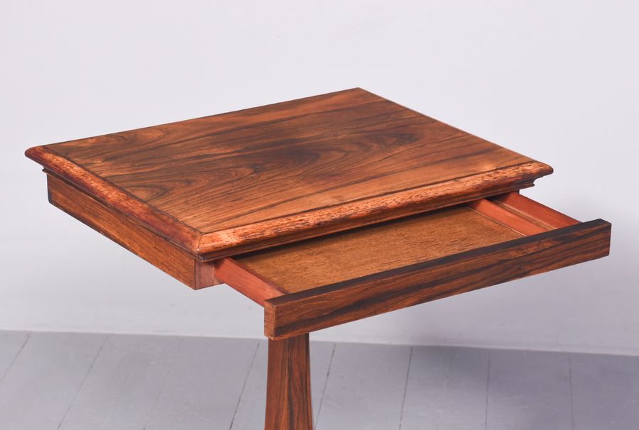 Antique Stylish William IV Rosewood Lamp Table/Side Table