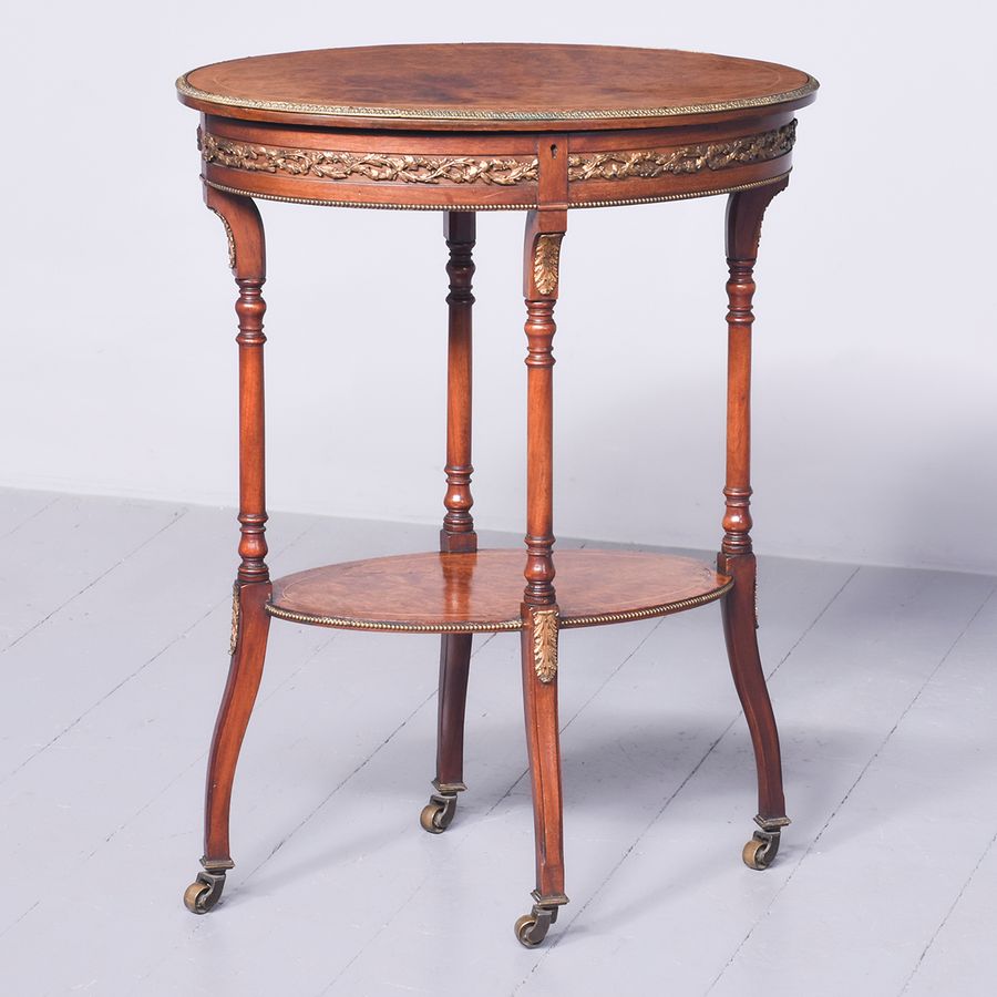 Victorian Amboyna Occasional Table