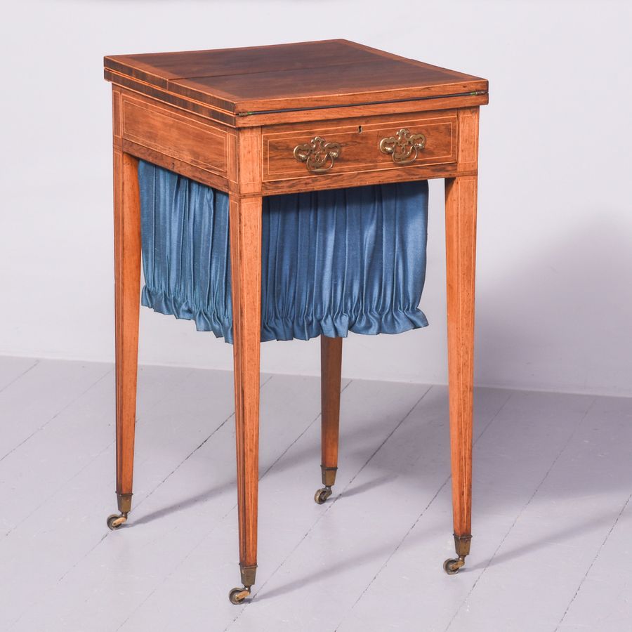 George III Rosewood Games Table