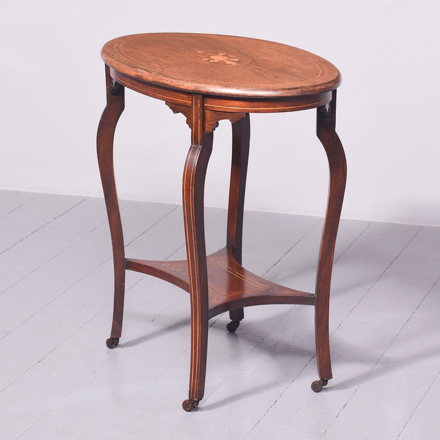 Antique Sheraton Style 2 tier Rosewood Table
