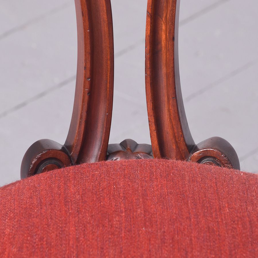 Antique Set of 10 Victorian, Fine Quality Mahogany Dining or Library Chairs