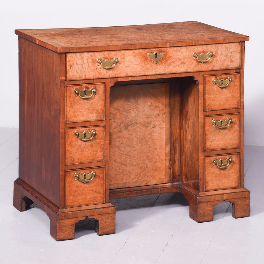 George II Style Kneehole Desk