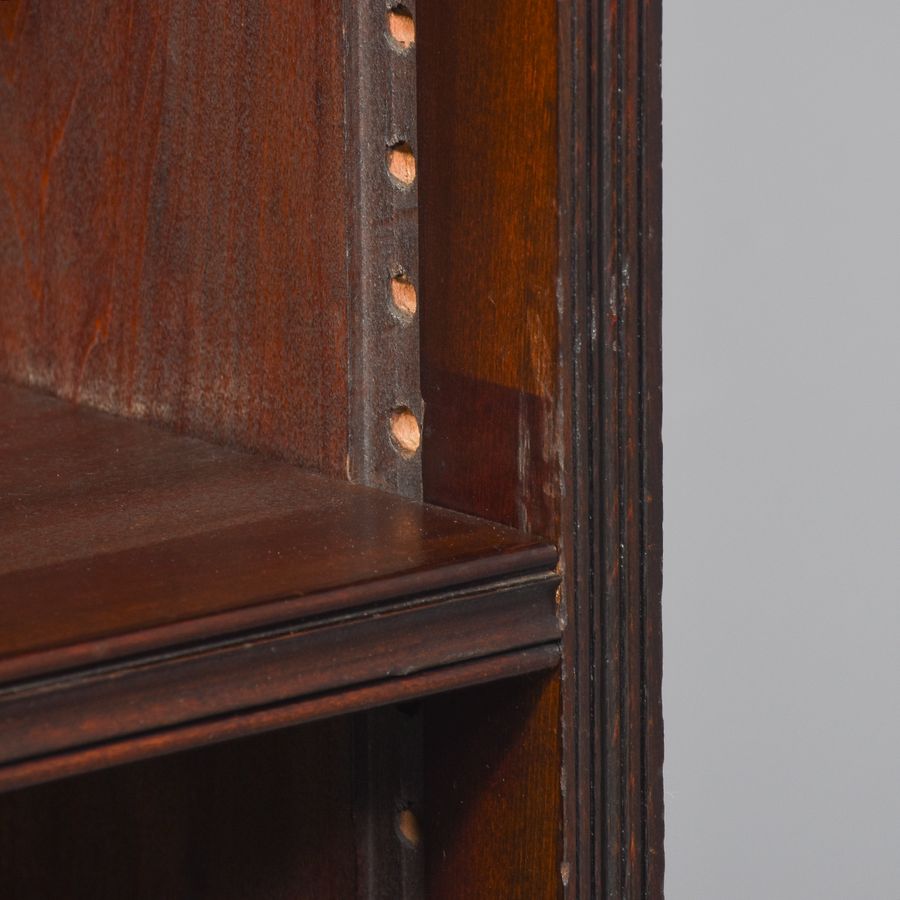 Antique Neat Sized Mahogany Open Bookcase