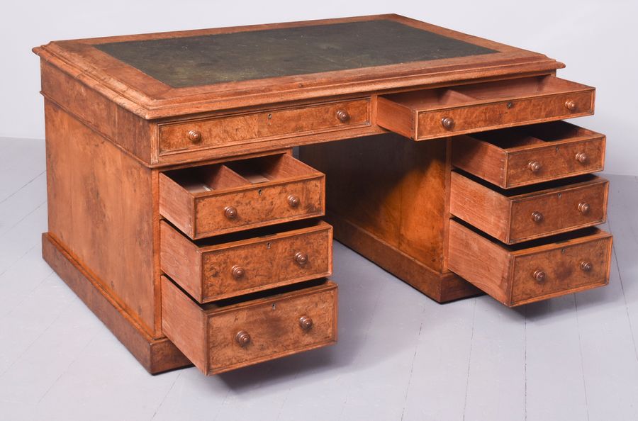 Antique Pollard Victorian Partners Desk