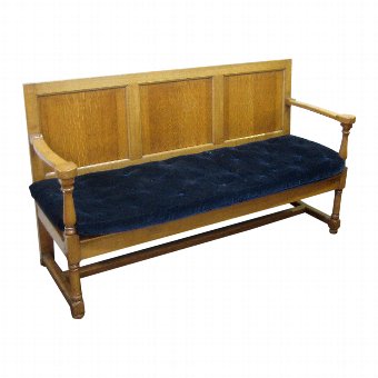 Jacobean Style Oak Bench