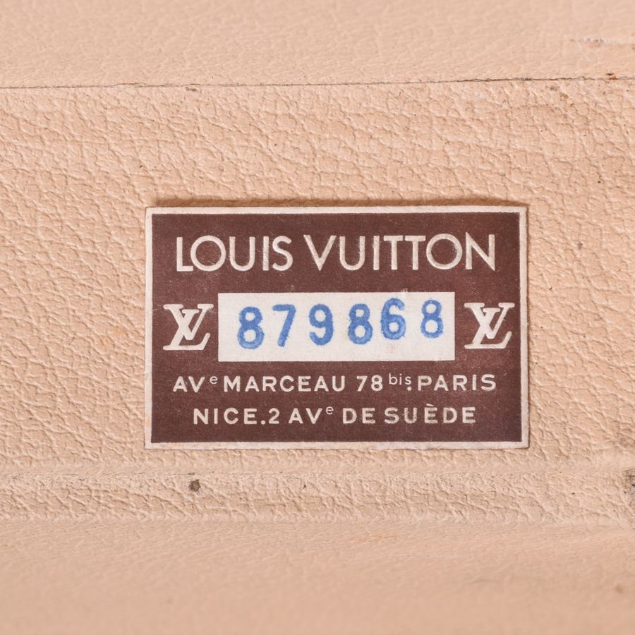 Antique Original Louis Vuitton Suitcase