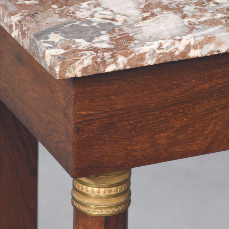 Antique George IV Marble Top Console Table
