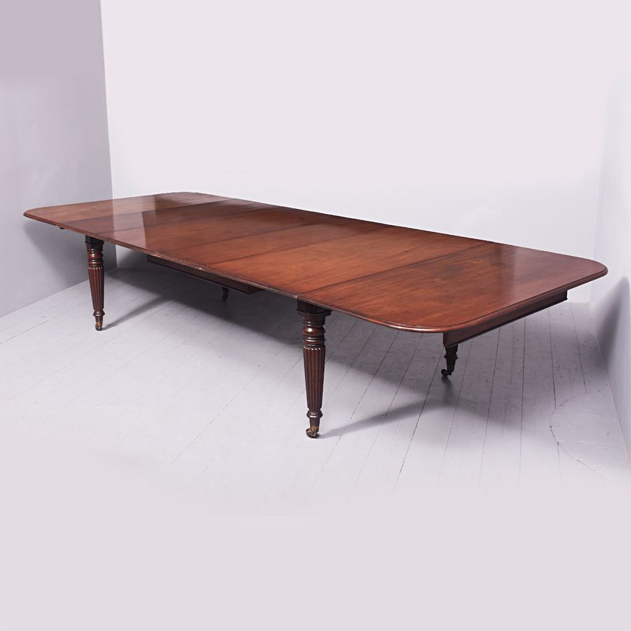 Antique  Gillow's Style Mahogany Dining Table