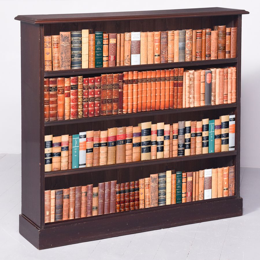 Classical Edwardian Mahogany Open Bookcase
