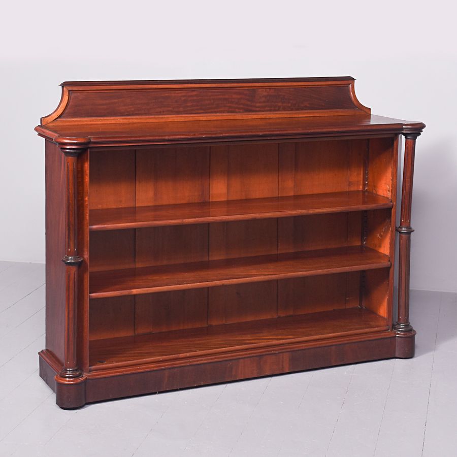 Victorian Open Bookcase