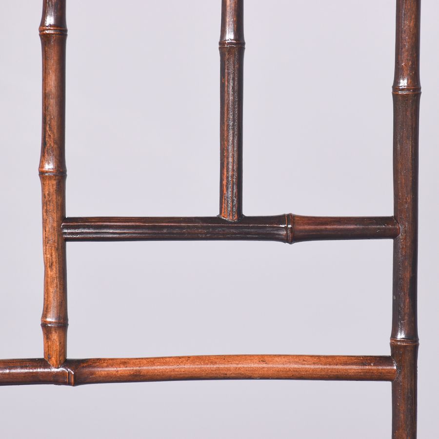Antique Bamboo & Rattan Anglo-Japanese Hallstand