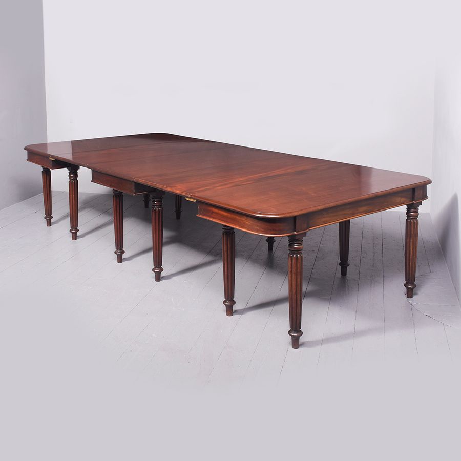 Antique Gillows Style Mahogany Dining Table
