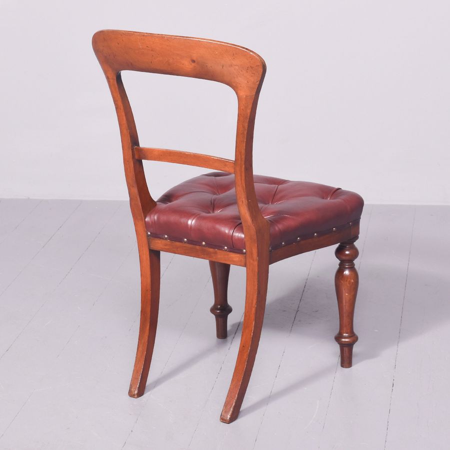 Antique Set of 12 Scottish Mahogany Dining Chairs