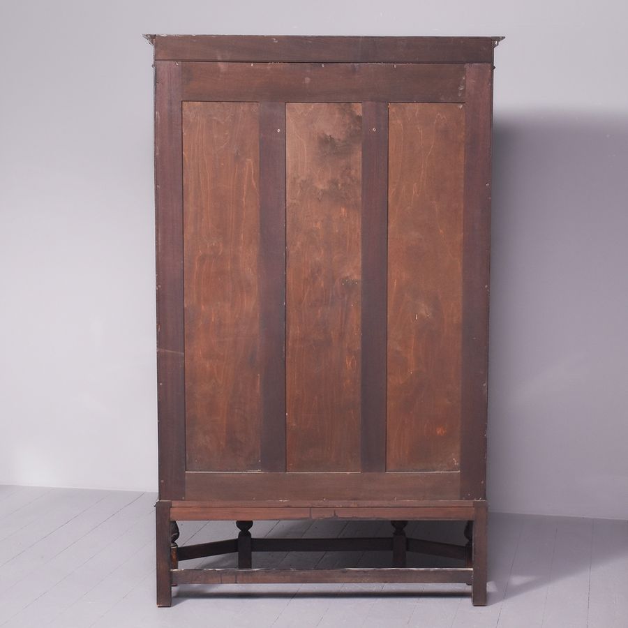 Antique Jacobean Style Oak Wardrobe