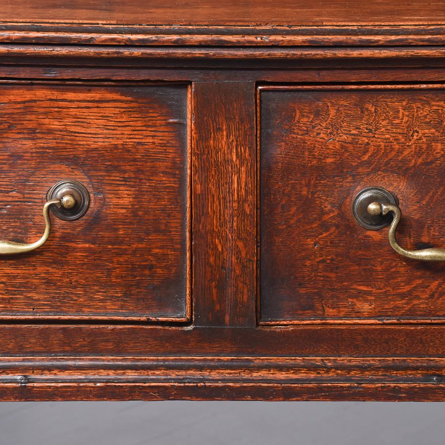 Antique George III Oak Backless Dresser