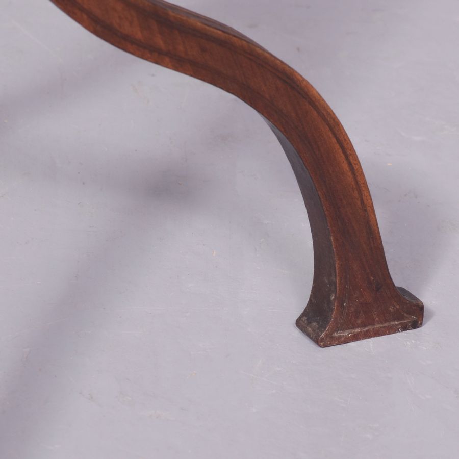 Antique Shaped Mahogany Occasional Table