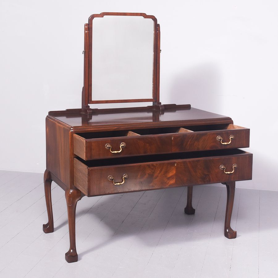 Antique Scottish Mahogany Dressing Table