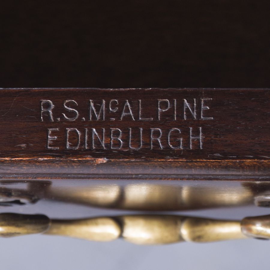 Antique Scottish Mahogany Dressing Table