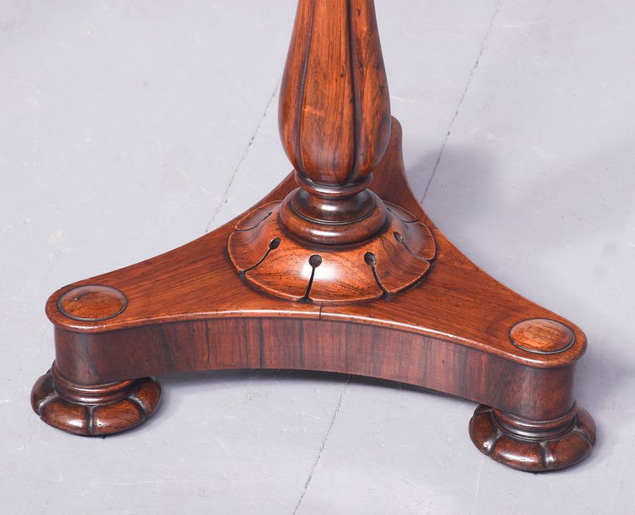 Antique Rare Pair of Early Victorian Rosewood Wine or Occasional Tables